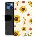 Étui Portefeuille Premium iPhone 13 - Tournesol