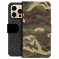 Étui Portefeuille Premium iPhone 13 Pro Max - Camouflage