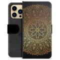 Étui Portefeuille Premium iPhone 13 Pro Max - Mandala