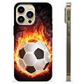 Coque iPhone 13 Pro Max en TPU - Ballon Enflammé