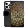 Étui Portefeuille Premium iPhone 13 Pro - Mandala