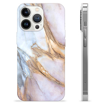 Coque iPhone 13 Pro en TPU - Marbre Élégant