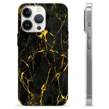 Coque iPhone 13 Pro en TPU - Granit Doré