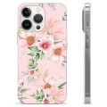 Coque iPhone 13 Pro en TPU - Fleurs à L'aquarelle