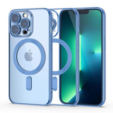 iPhone 13 Pro Tech-Protect MagShine Case - Compatible MagSafe - Bleu / Clair