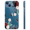 Coque iPhone 13 en TPU - Fleurs d'Automne