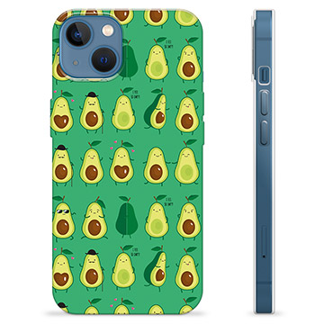 Coque iPhone 13 en TPU - Avocado Pattern