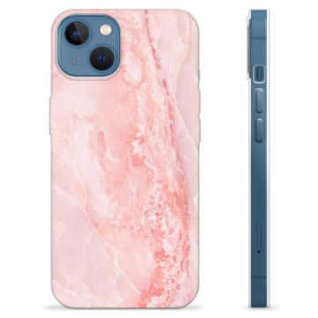 Coque iPhone 13 en TPU - Marbre Rose