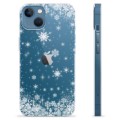 Coque iPhone 13 en TPU - Flocons de Neige