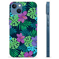 Coque iPhone 13 en TPU - Fleurs Tropicales