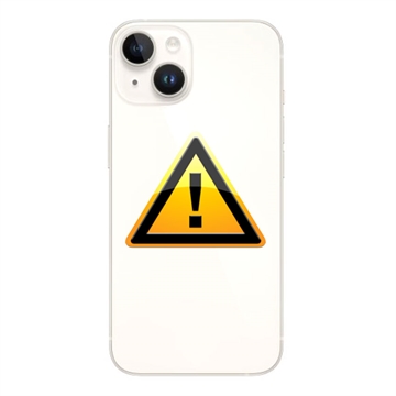 Réparation Cache Batterie pour iPhone 14 - cadre inclus - Lumière stellaire