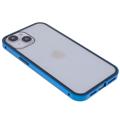 Coque Magnétique iPhone 14 avec Verre Trempé - Bleue