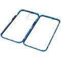 Coque Magnétique iPhone 14 avec Verre Trempé - Bleue