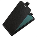 Étui à Rabat Vertical iPhone 14 Max avec Porte-Cartes - Noir