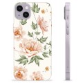 Coque iPhone 14 Plus en TPU - Motif Floral