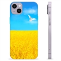 Coque iPhone 13 en TPU Drapeau Ukraine - Bicolore