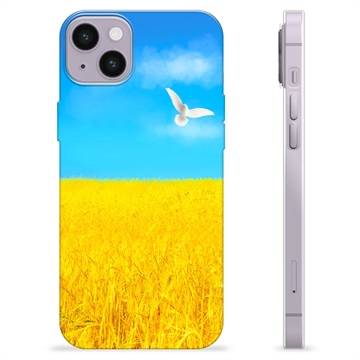 Coque iPhone 13 en TPU Drapeau Ukraine - Bicolore