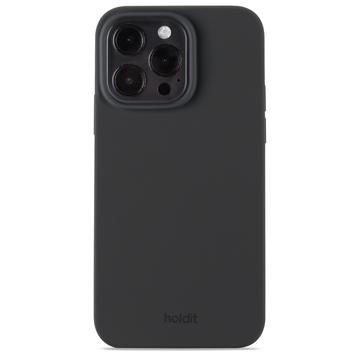 Coque iPhone 14 Pro Max en Silicone Holdit - Noir
