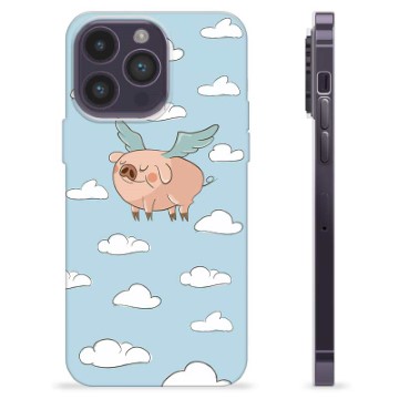 Coque iPhone 14 Pro Max en TPU - Cochon Volant
