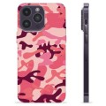 Coque iPhone 14 Pro Max en TPU - Camouflage Rose