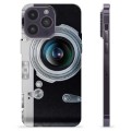Coque iPhone 14 Pro Max en TPU - Appareil Photo Rétro