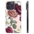 Coque iPhone 14 Pro Max en TPU - Fleurs Romantiques
