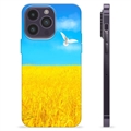 Coque iPhone 13 en TPU Drapeau Ukraine - Bicolore