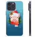 Coque iPhone 14 Pro Max en TPU - Cochonnet d'Hiver