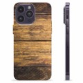 Coque iPhone 14 Pro Max en TPU - Bois
