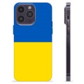 Coque iPhone 13 en TPU Drapeau Ukraine - Bicolore