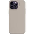 Coque iPhone 14 Pro en Silicone Nudient Base - Beige