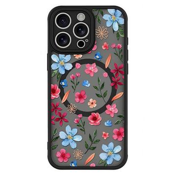 Coque iPhone 14 Pro magnétique protectrice - Fleurs colorées