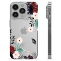 Coque iPhone 14 Pro en TPU - Fleurs d'Automne