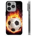 Coque iPhone 14 Pro en TPU - Ballon Enflammé