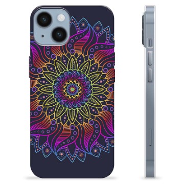 Coque iPhone 14 en TPU - Mandala Coloré