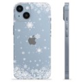 Coque iPhone 14 en TPU - Flocons de Neige