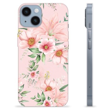 Coque iPhone 14 en TPU - Fleurs à L\'aquarelle