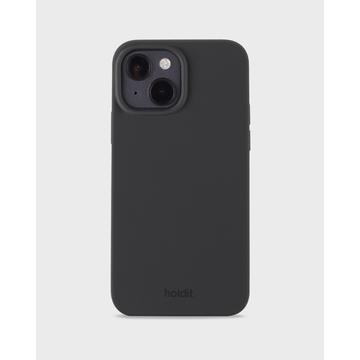 Coque iPhone 15 en Silicone Holdit - Noir