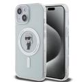 iPhone 15 Karl Lagerfeld IML Ikonik MagSafe Étui - Transparent