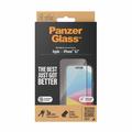 Protecteur d'Écran iPhone 15 PanzerGlass Ultra-Wide Fit EasyAligner - Bord Noir