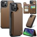 Étui Caseme C22 iPhone 15 Plus avec portefeuille de cartes protégé par RFID