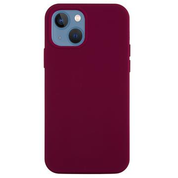 Coque iPhone 15 Plus en Silicone Liquide - Bordeaux