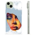 Coque iPhone 15 Plus en TPU - Peinture de Visage