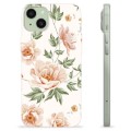 Coque iPhone 15 Plus en TPU - Motif Floral