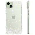 Coque iPhone 15 Plus en TPU - Flocons de Neige