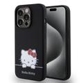 Coque silicone liquide Hello Kitty Daydreaming pour iPhone 15 Pro - Noire