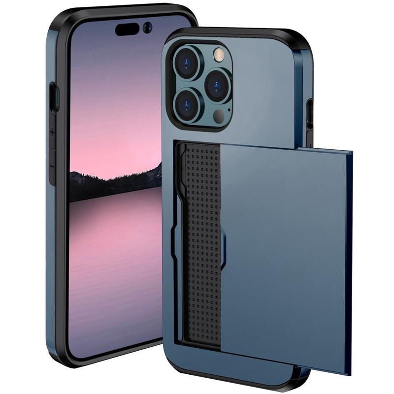 Coque Portefeuille ODEYDO Pour IPhone 15 Pro – Protection Renforcée, Fente Coulissante