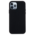 Coque iPhone 15 Pro en Silicone Liquide - Noire