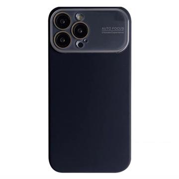 Coque iPhone 15 Pro en Silicone Liquide avec Protection en Verre - Noire