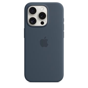 Coque iPhone 15 Pro Max en Silicone avec MagSafe Apple MT1P3ZM/A (Emballage ouvert - Excellent) - Bleu Orage